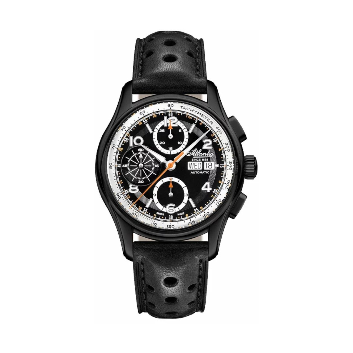 W.KRUK ZEGAREK ATLANTIC WORLDMASTER PRESTIGE VALJOUX CHRONOGRAPH