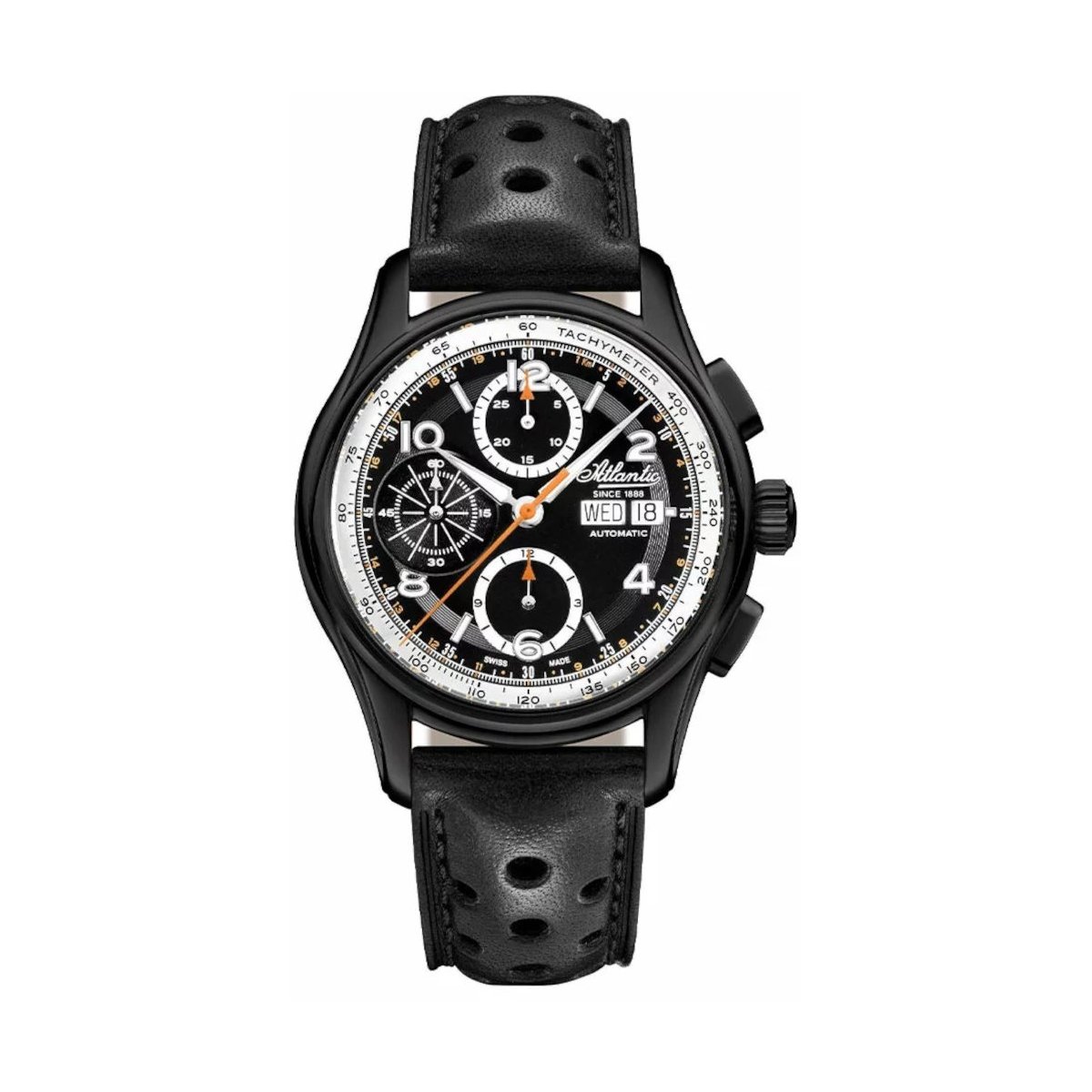 W.KRUK ZEGAREK ATLANTIC WORLDMASTER PRESTIGE VALJOUX CHRONOGRAPH