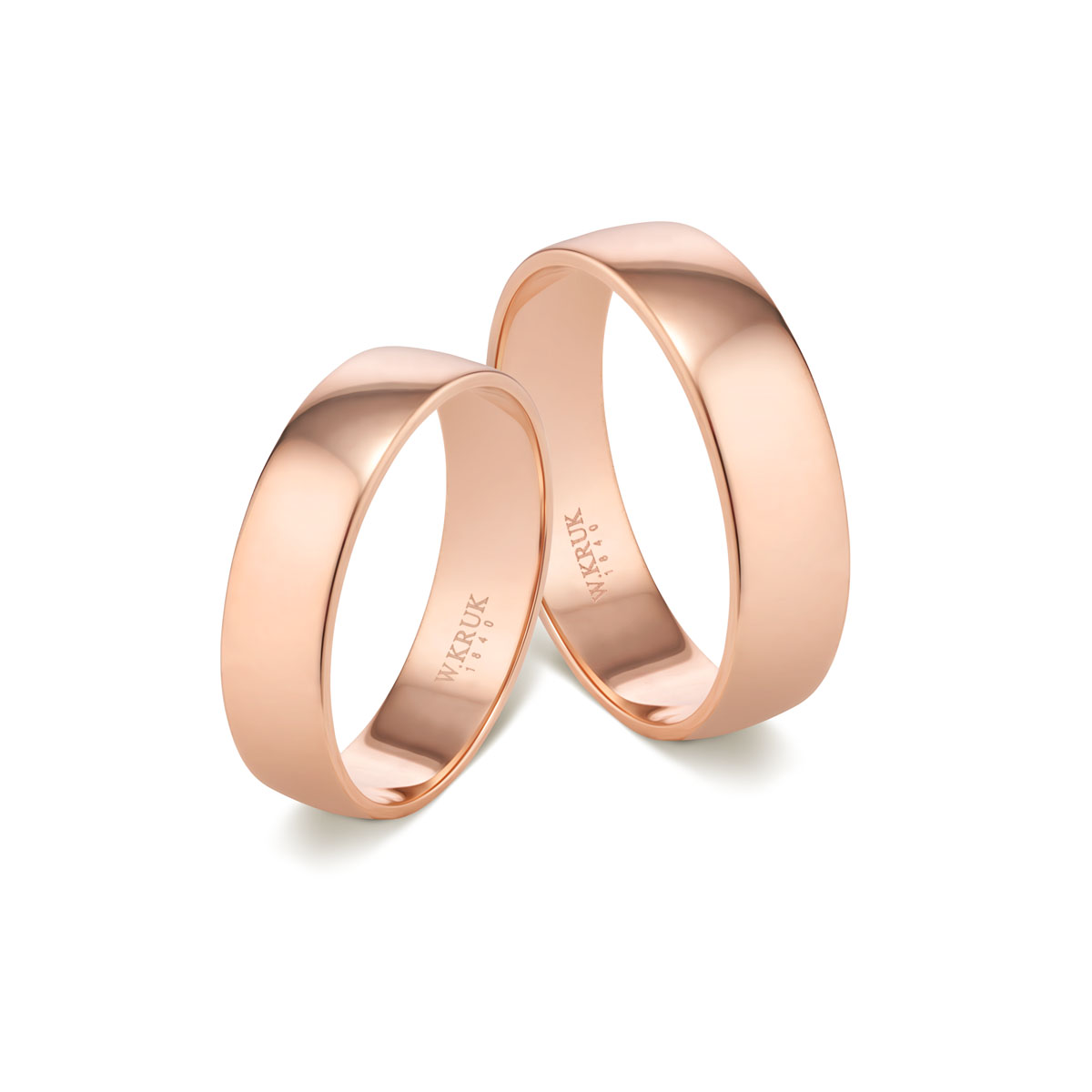 W.KRUK - Komplet obrączek złotych CHRISOS