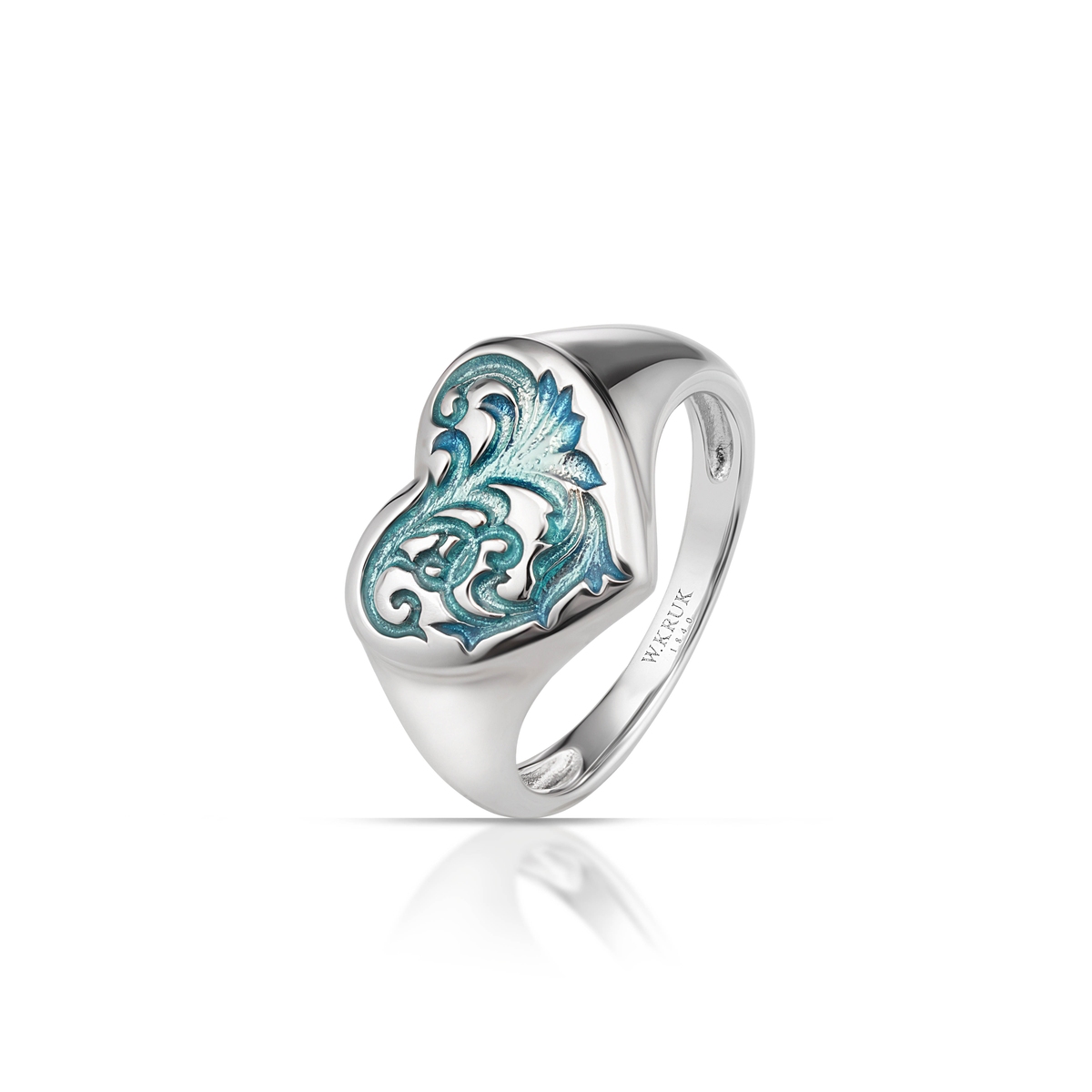 W.KRUK Pierścionek srebrny Baśniowa