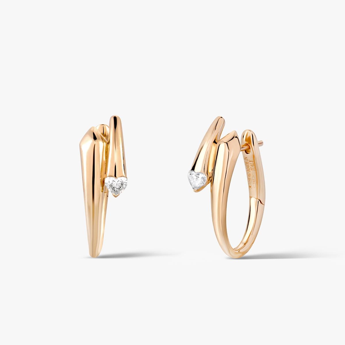 W.KRUK Kolczyki złote Recarlo