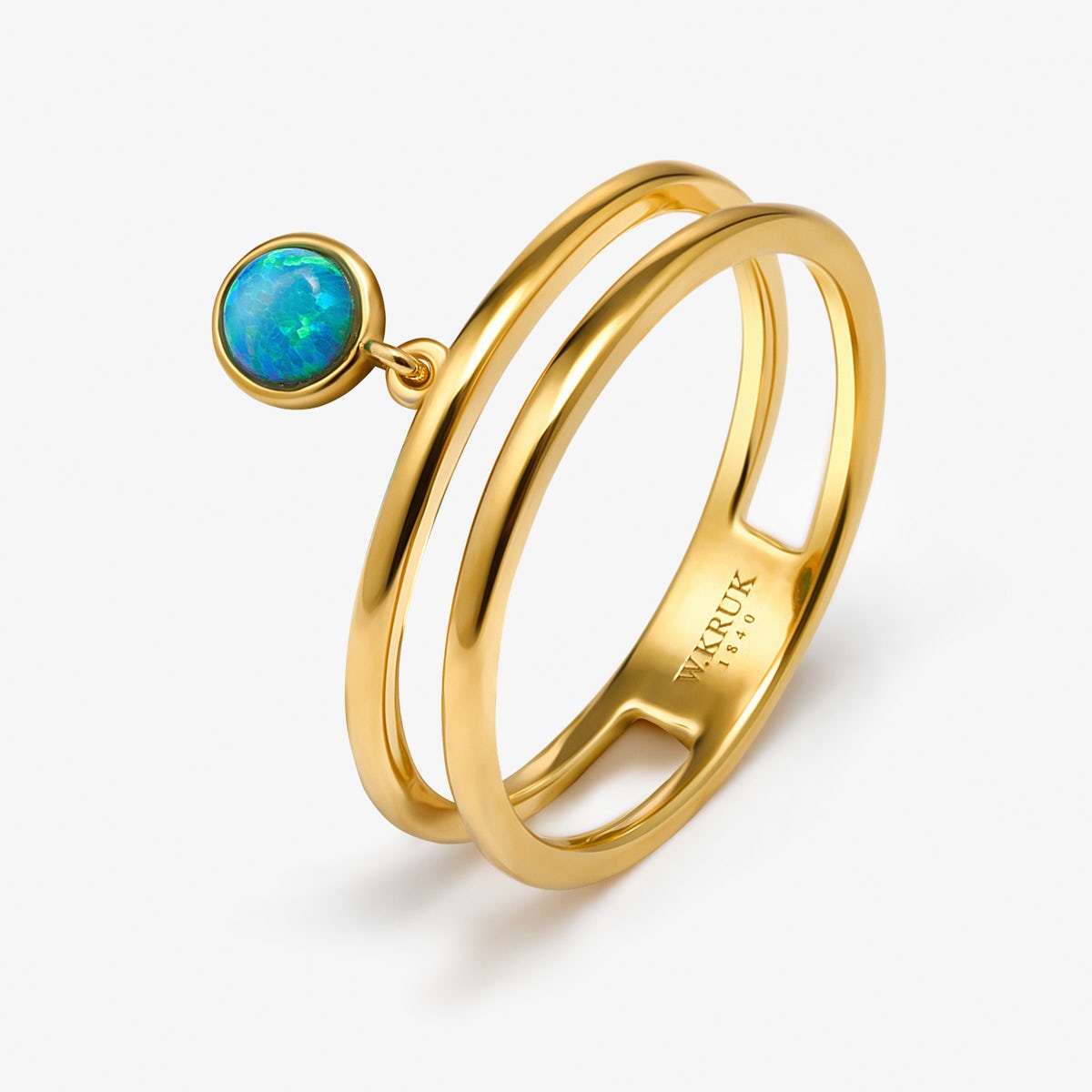 W.KRUK Pierścionek srebrny Alchemia