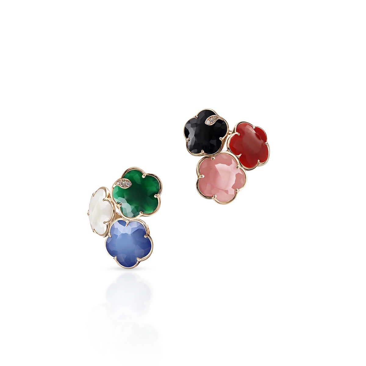 W.KRUK Kolczyki różowe złoto Pasquale Bruni