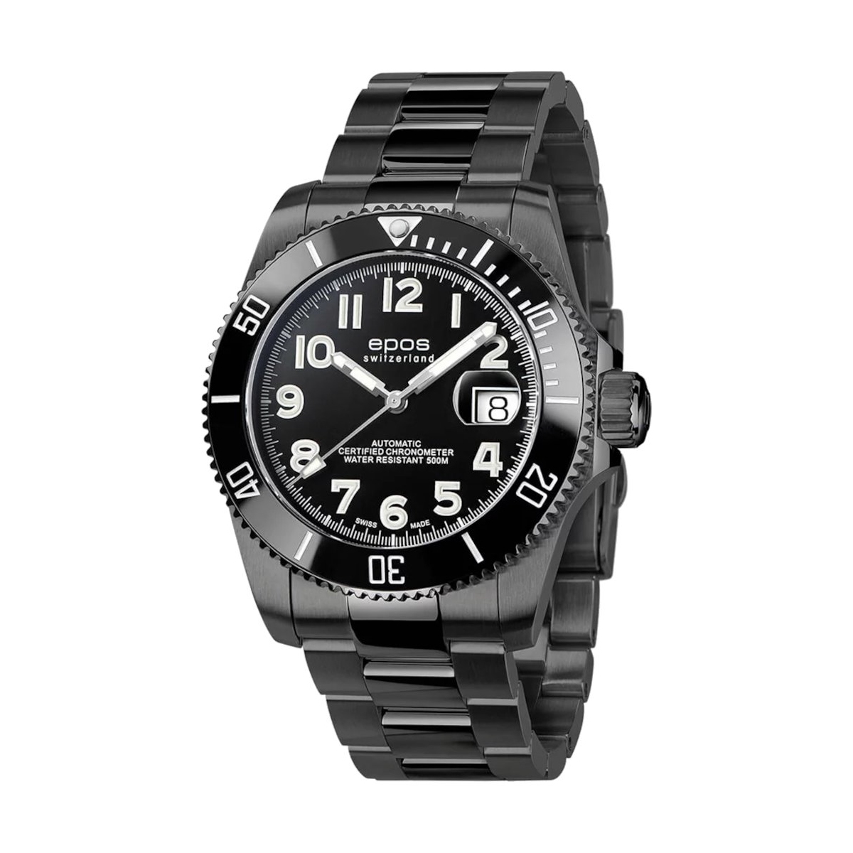 W.KRUK ZEGAREK EPOS SPORT 3504 DIVER COSC LE TITANIUM AUTOMATIC