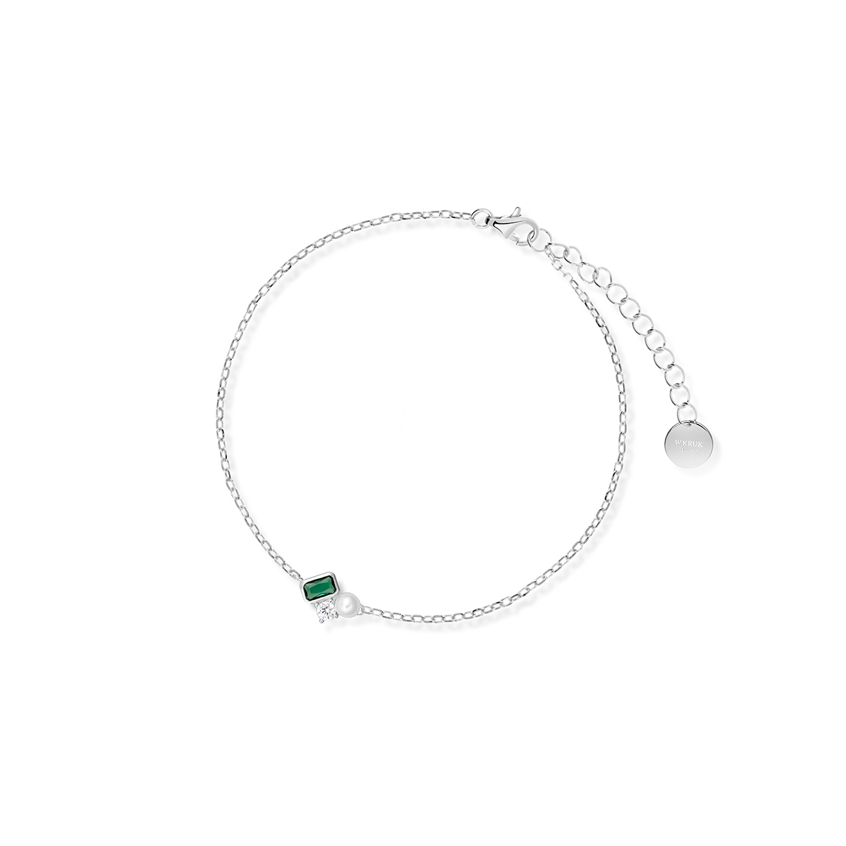 W.KRUK Bransoleta srebrna