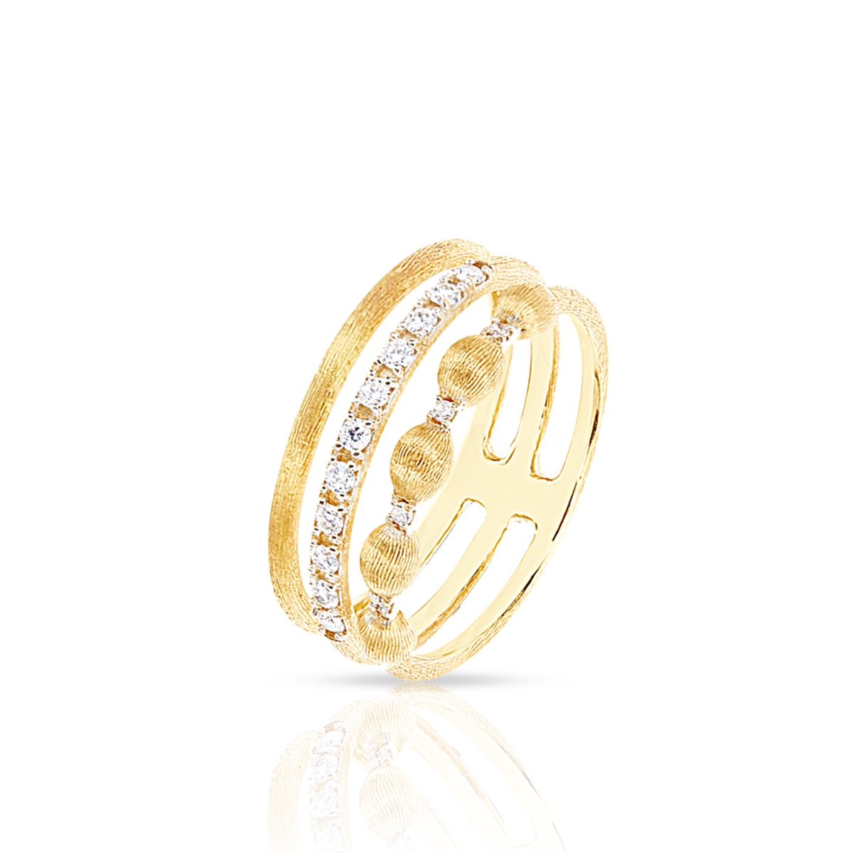 W.KRUK Pierścionek złoty Nanis