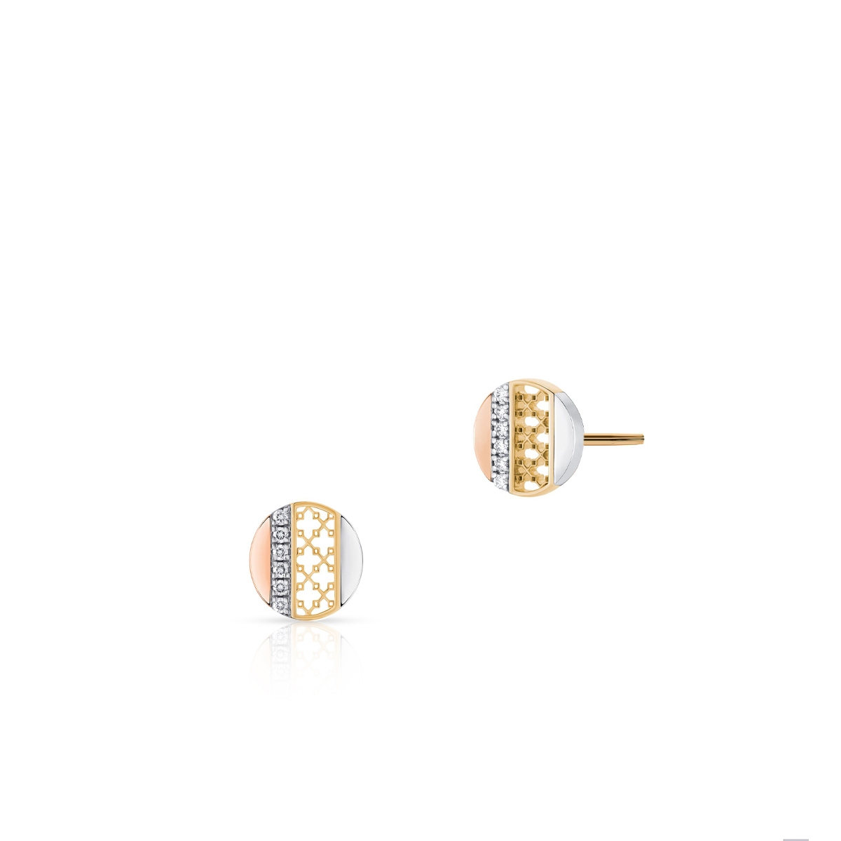 W.KRUK Kolczyki złote Birks