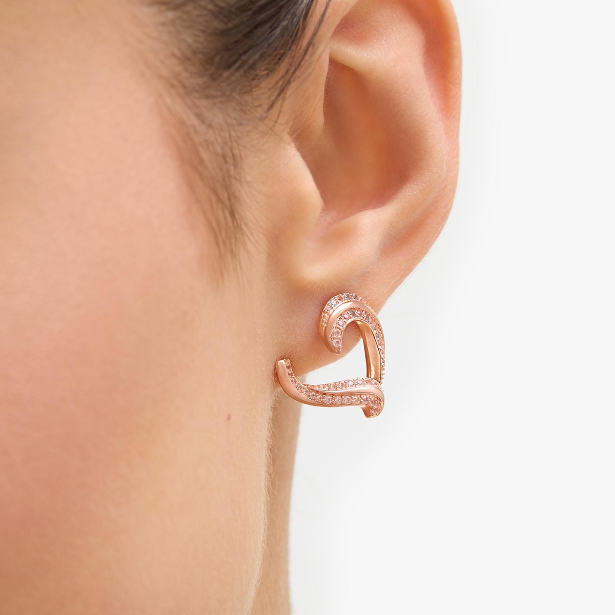 W.KRUK Kolczyki srebrne Balerina