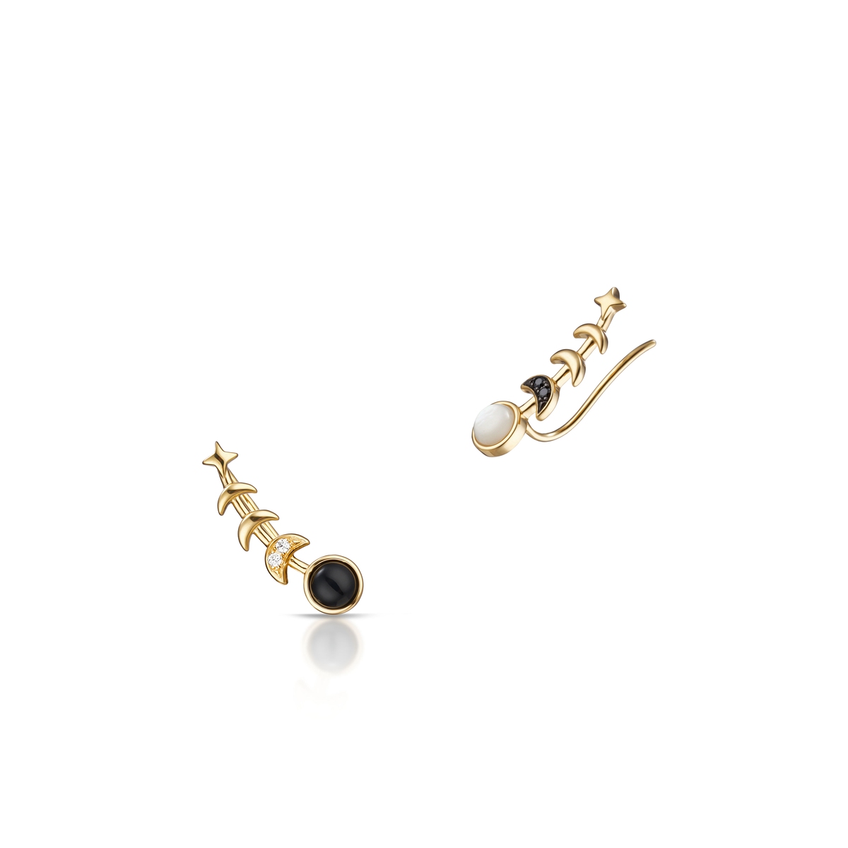 W.KRUK Nausznice srebrne Alchemia