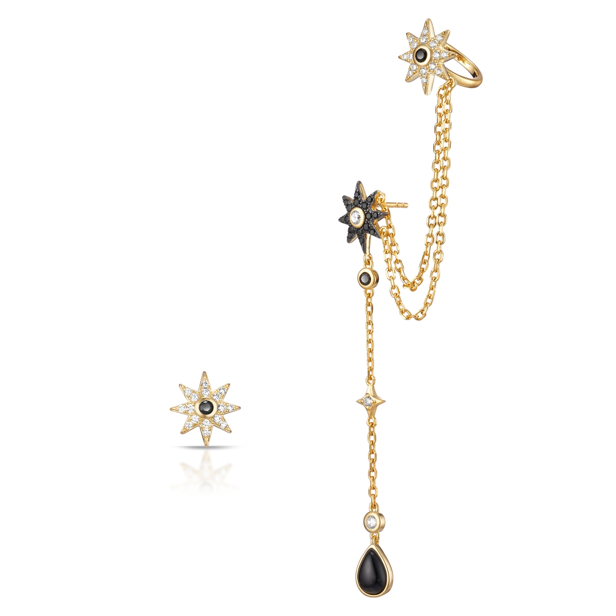 W.KRUK Kolczyki srebrne Alchemia