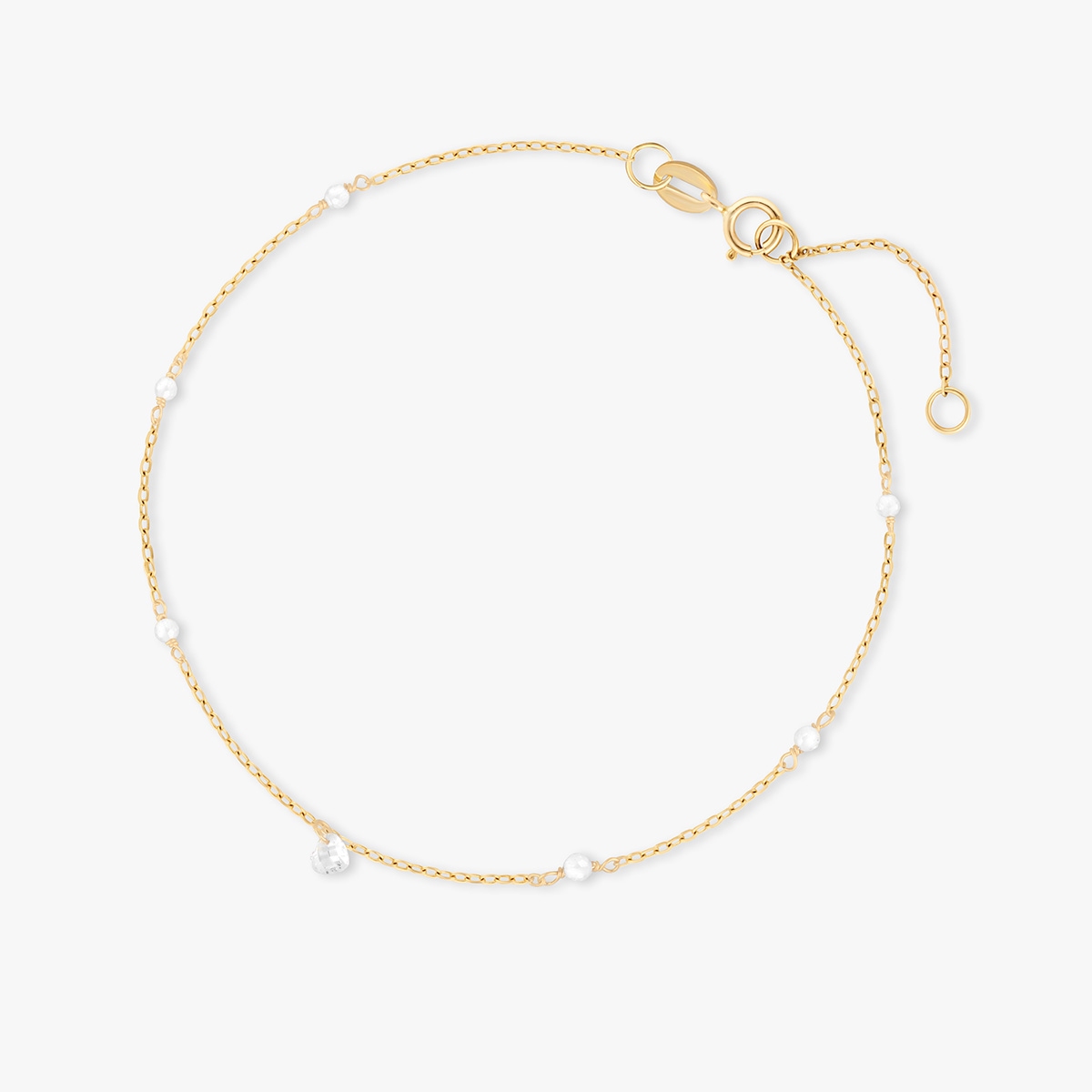 W.KRUK Bransoleta złota na nogę