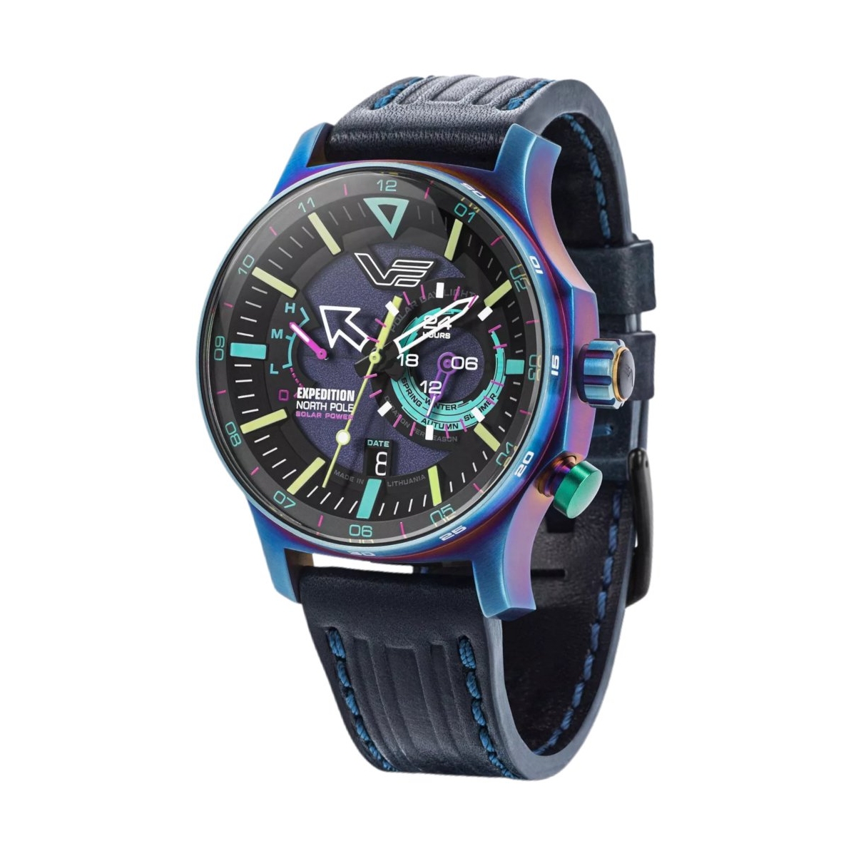 W.KRUK ZEGAREK VOSTOK EUROPE EXPEDITION NORTH POLE 1 POLAR LIGHT SOLAR