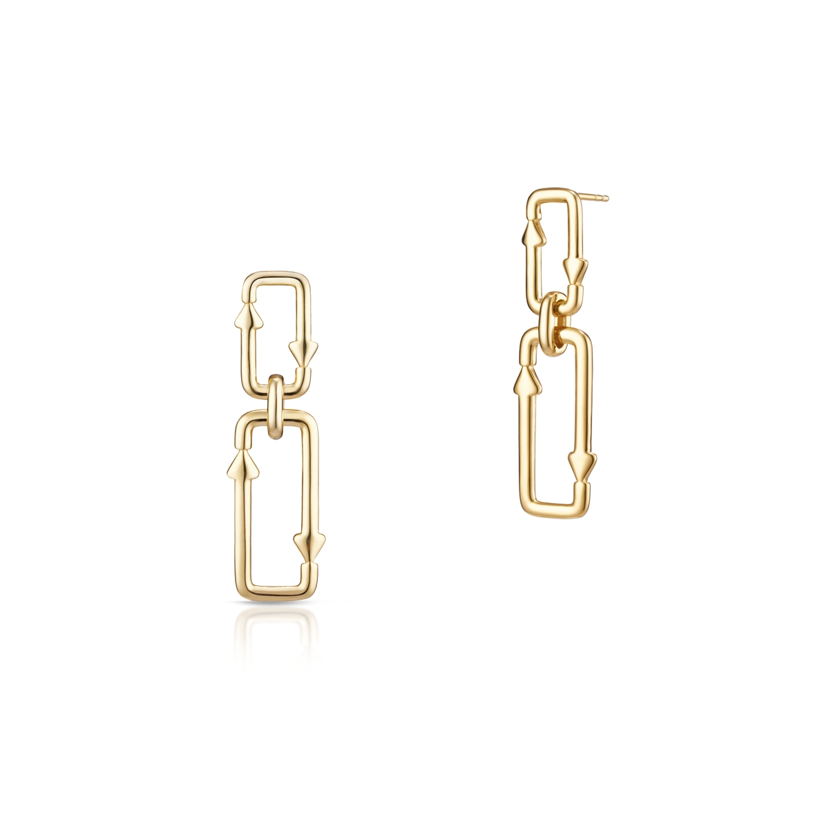 W.KRUK Kolczyki srebrne Loop Longplay