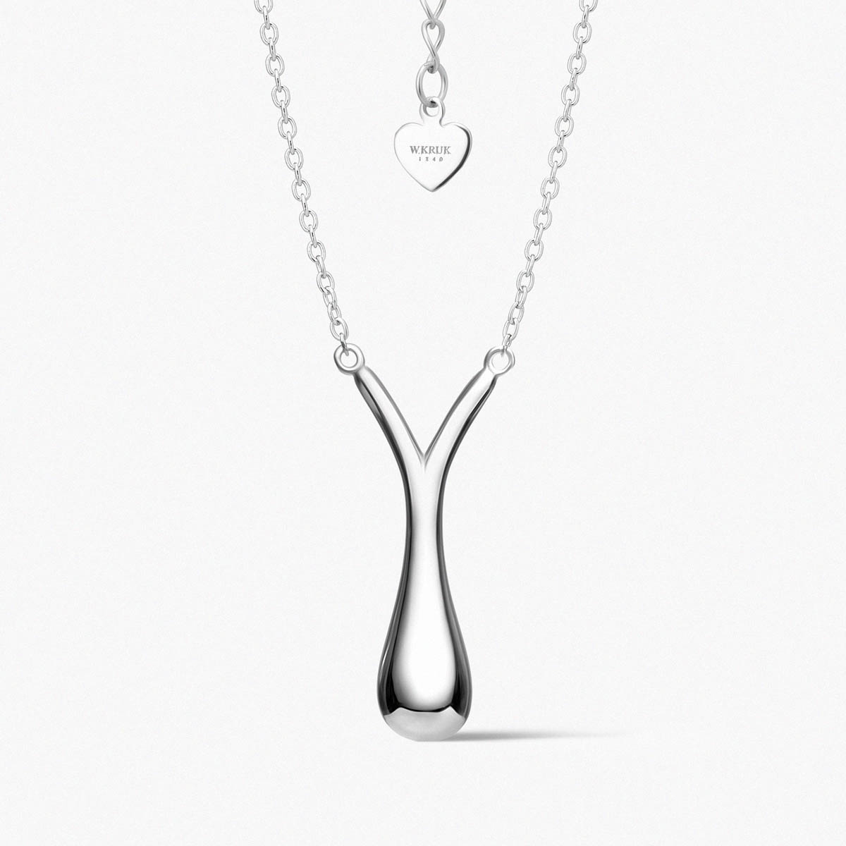 W.KRUK Naszyjnik srebrny Modern