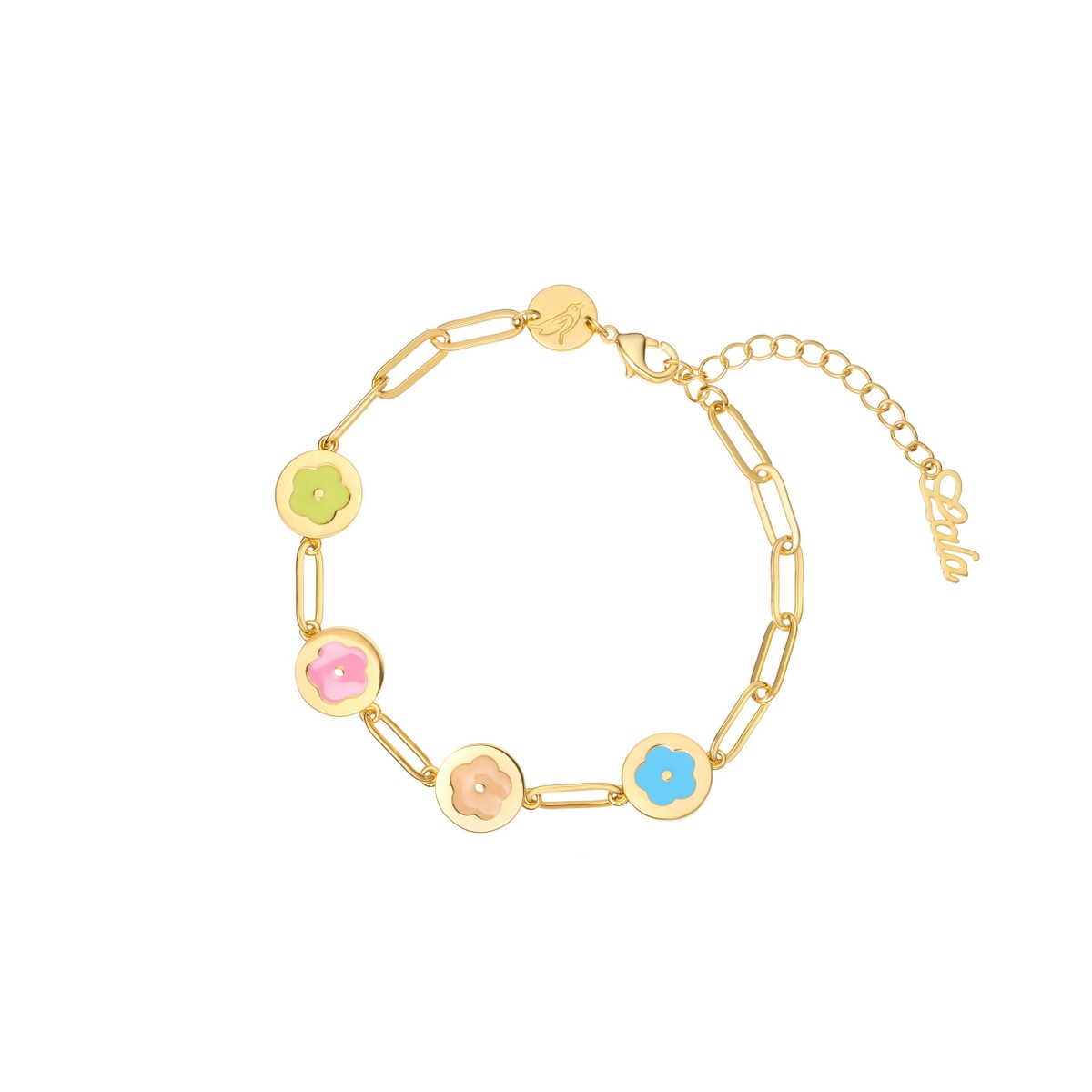 W.KRUK Bransoletka Gold Daisy Flowers