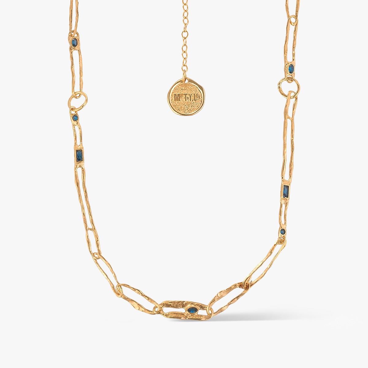 W.KRUK Naszyjnik srebrny Motyle