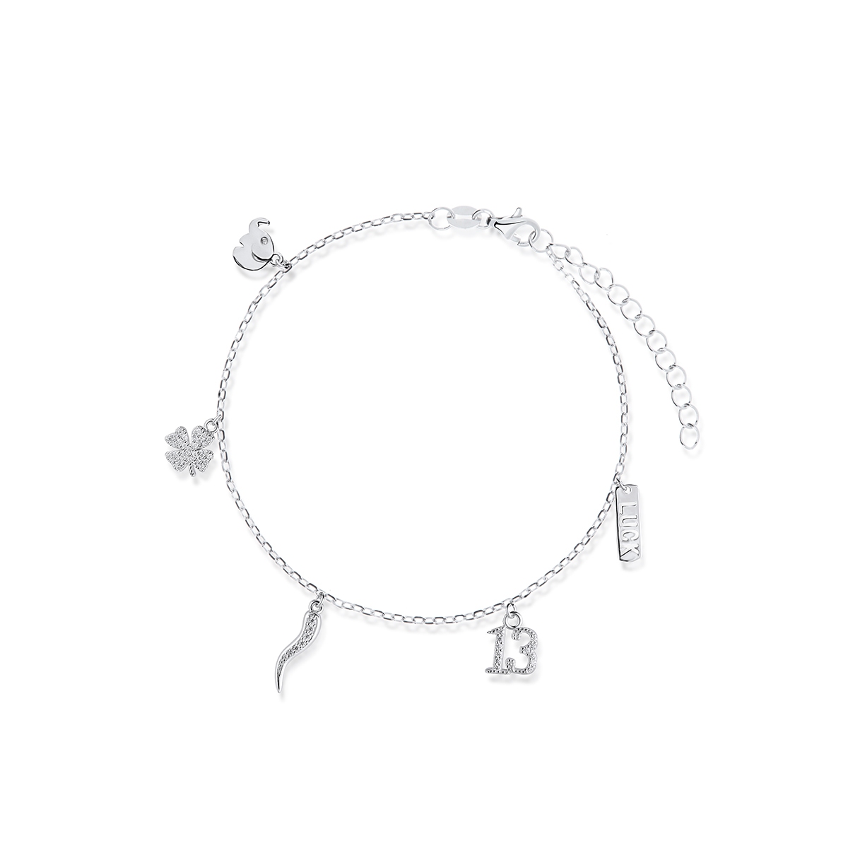 W.KRUK Bransoletka srebrna z cyrkoniami