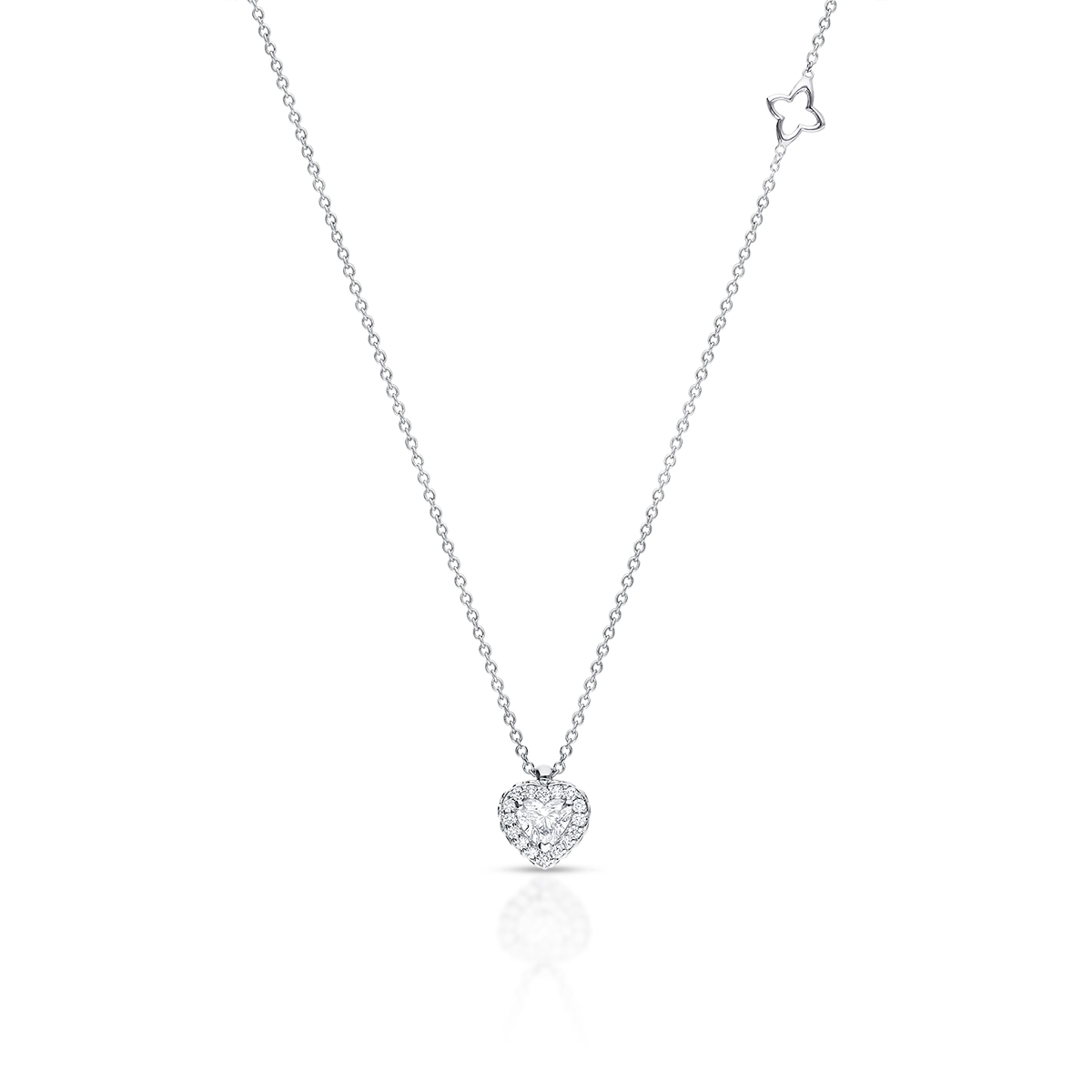 W.KRUK Naszyjnik białe złoto RECARLO