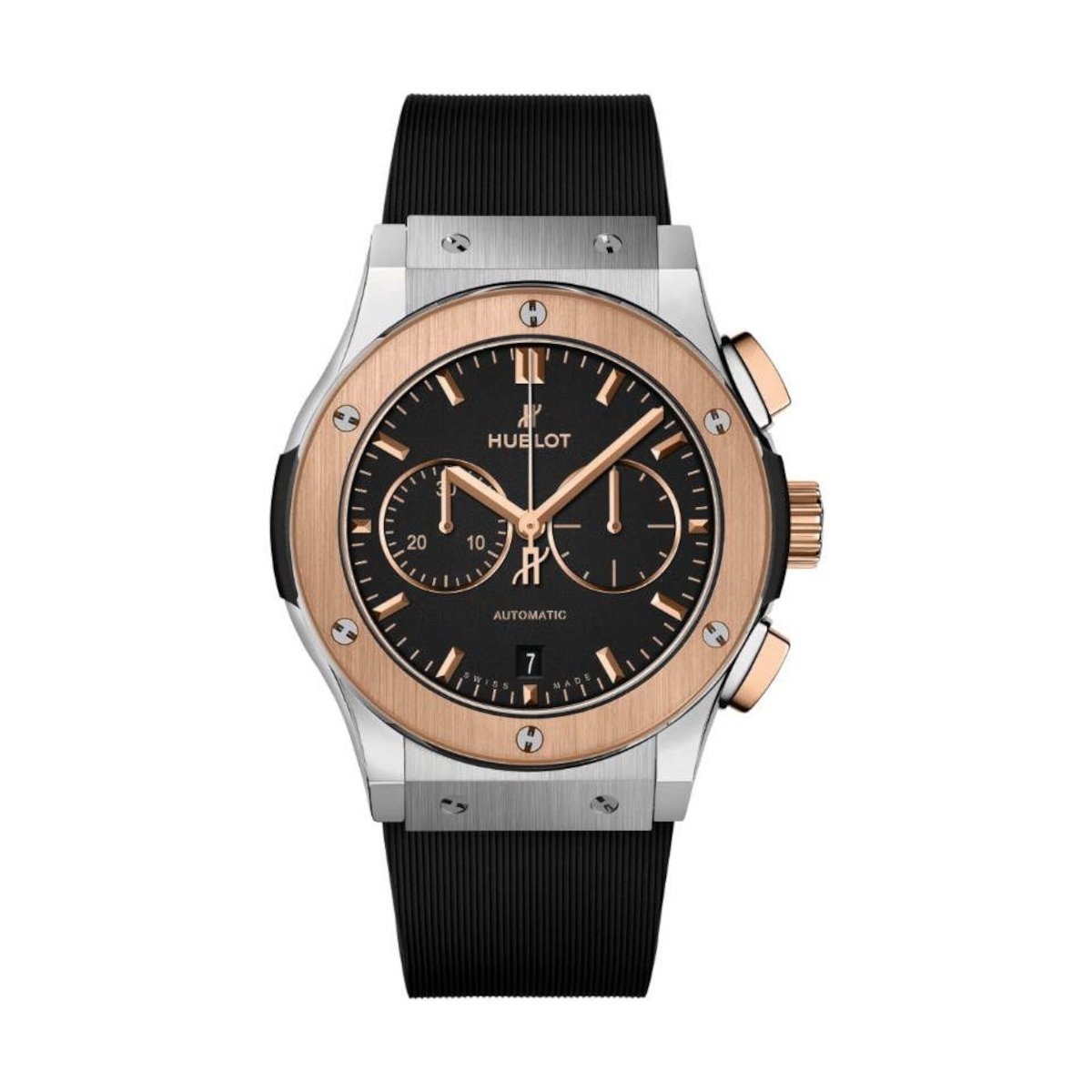 W.KRUK ZEGAREK HUBLOT CLASSIC FUSION CHRONOGRAPH KING GOLD TITANIUM