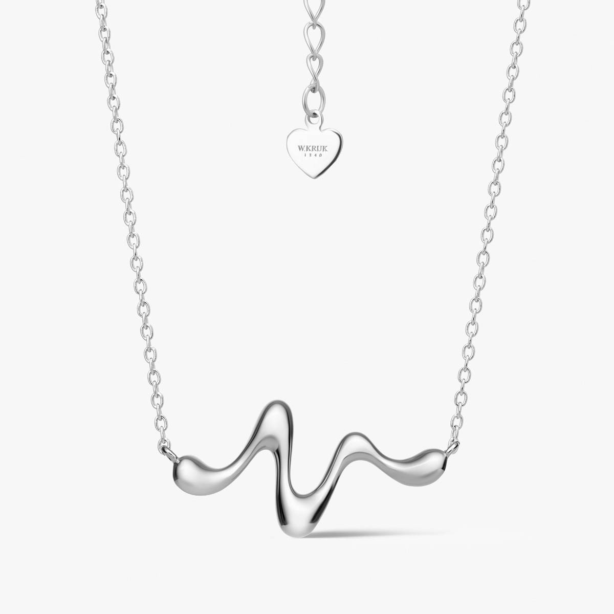 W.KRUK Naszyjnik srebrny Modern
