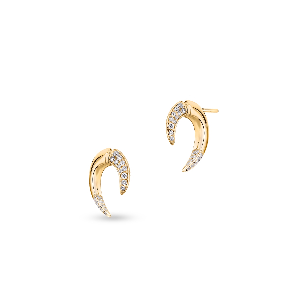 W.KRUK Kolczyki złote Shaun Leane