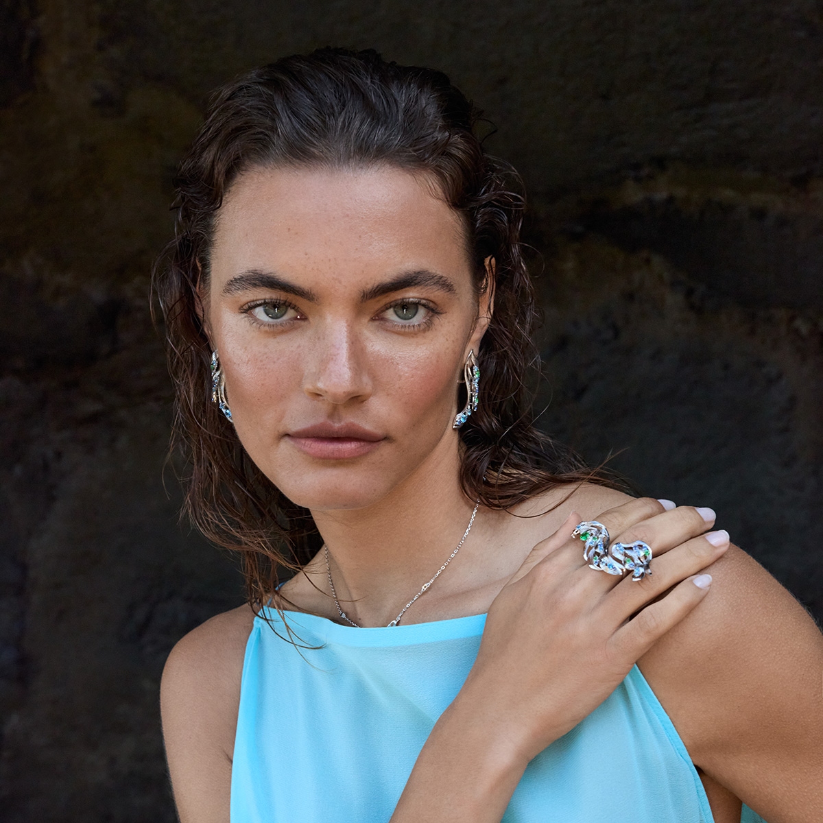 W.KRUK Pierścionek srebrny KOI