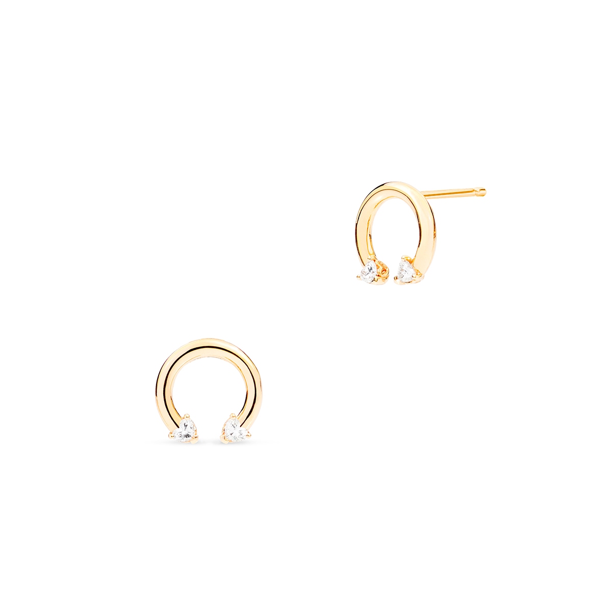 W.KRUK Kolczyki złote Recarlo