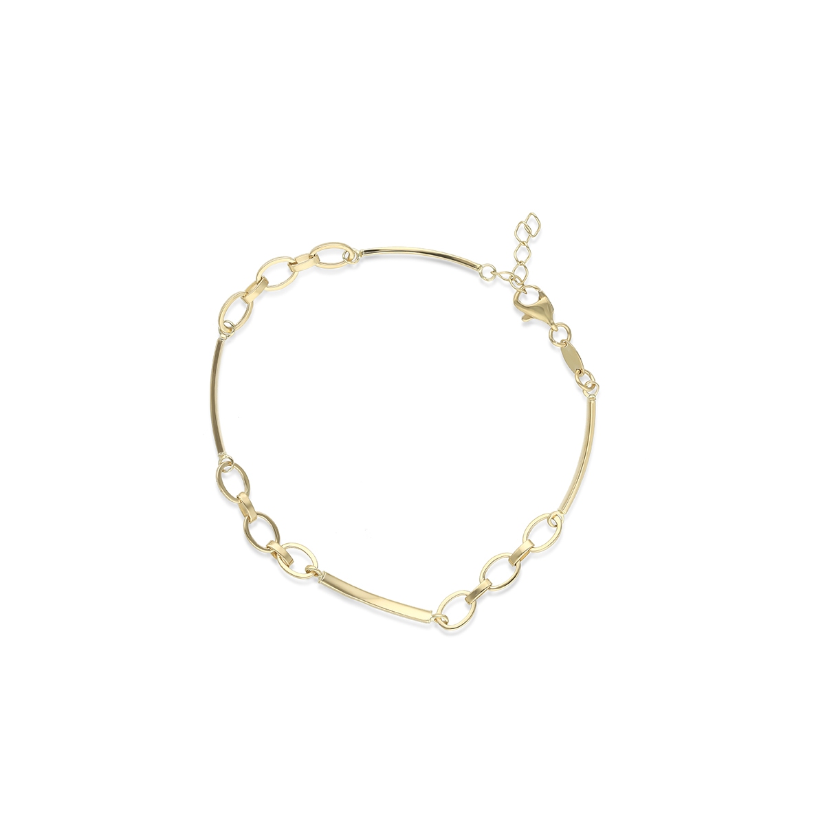 W.KRUK Bransoleta złota z elementem pancerki