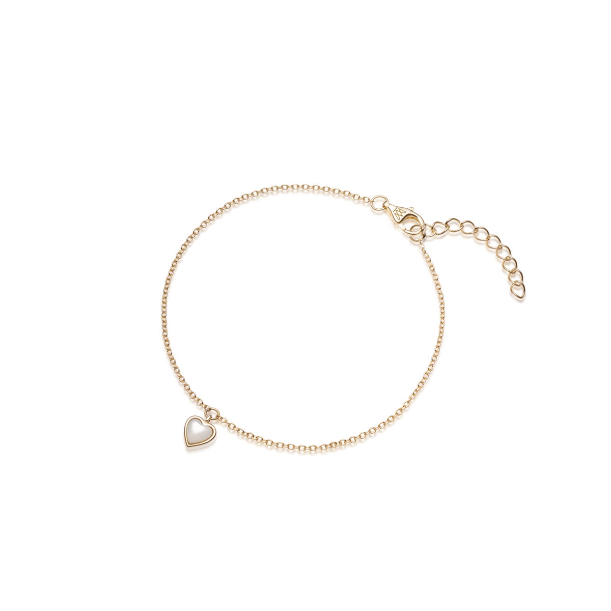 W.KRUK Bransoletka srebrna pozłacana W.KRUK