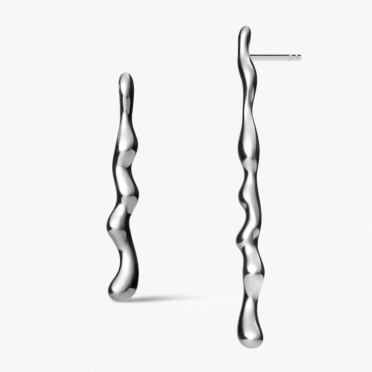 W.KRUK Kolczyki srebrne Modern