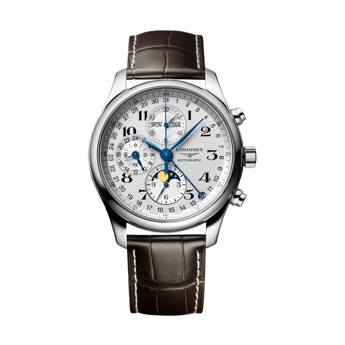 W.KRUK LONGINES MASTER COLLECTION CHRONO MOONPHASE
