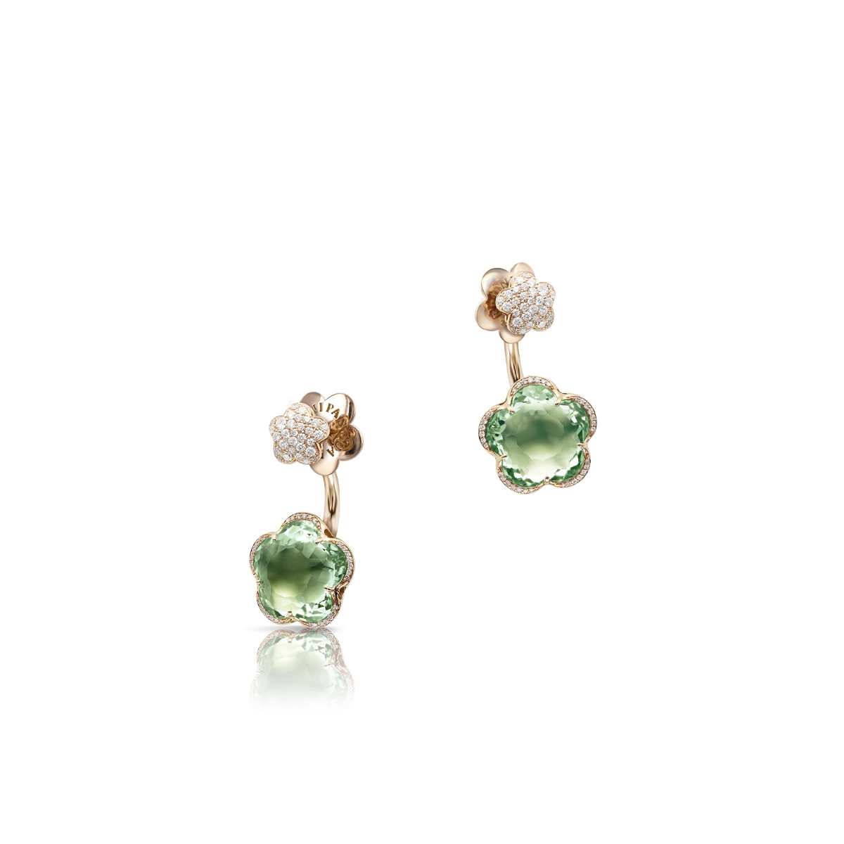 W.KRUK Kolczyki różowe złoto Pasquale Bruni