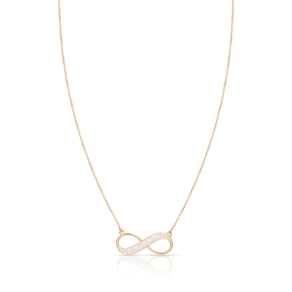 W.KRUK Naszyjnik złoty nieskończoność