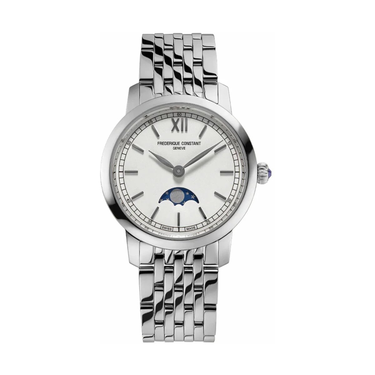 W.KRUK ZEGAREK FREDERIQUE CONSTANT CLASSICS SLIMLINE LADIES MOONPHASE