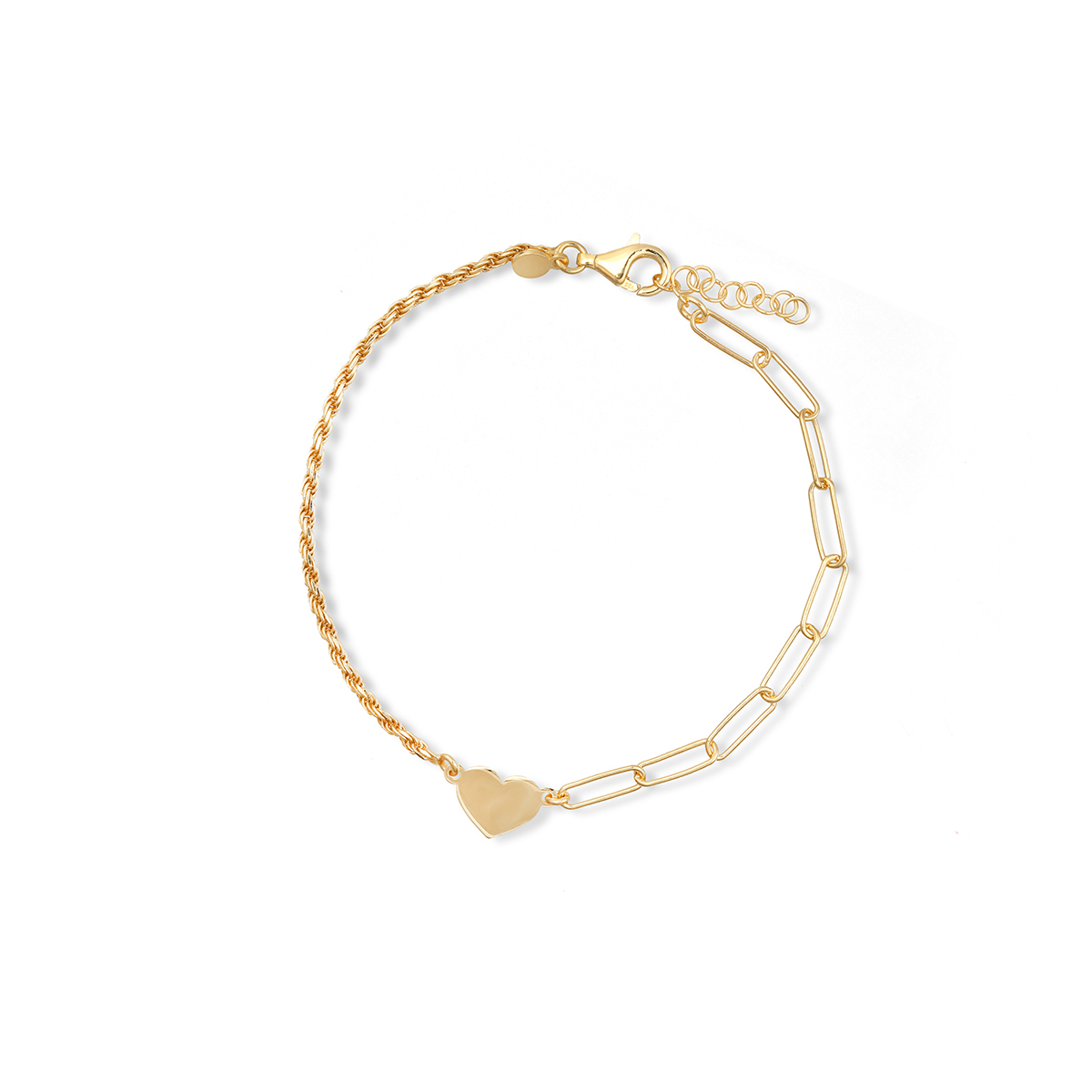 W.KRUK - Bransoletka srebrna pozłacana