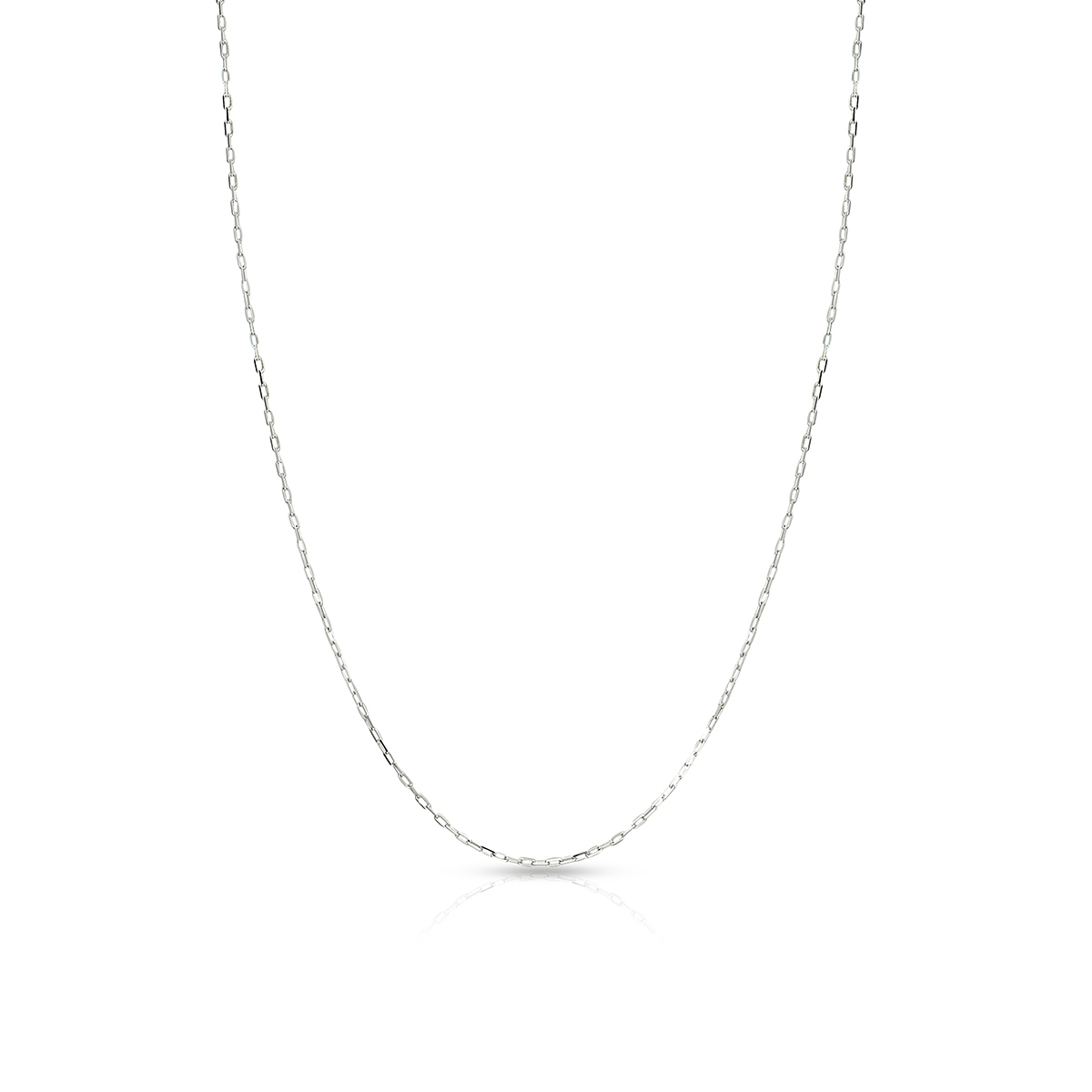 W.KRUK Łańcuszek białe złoto ankier