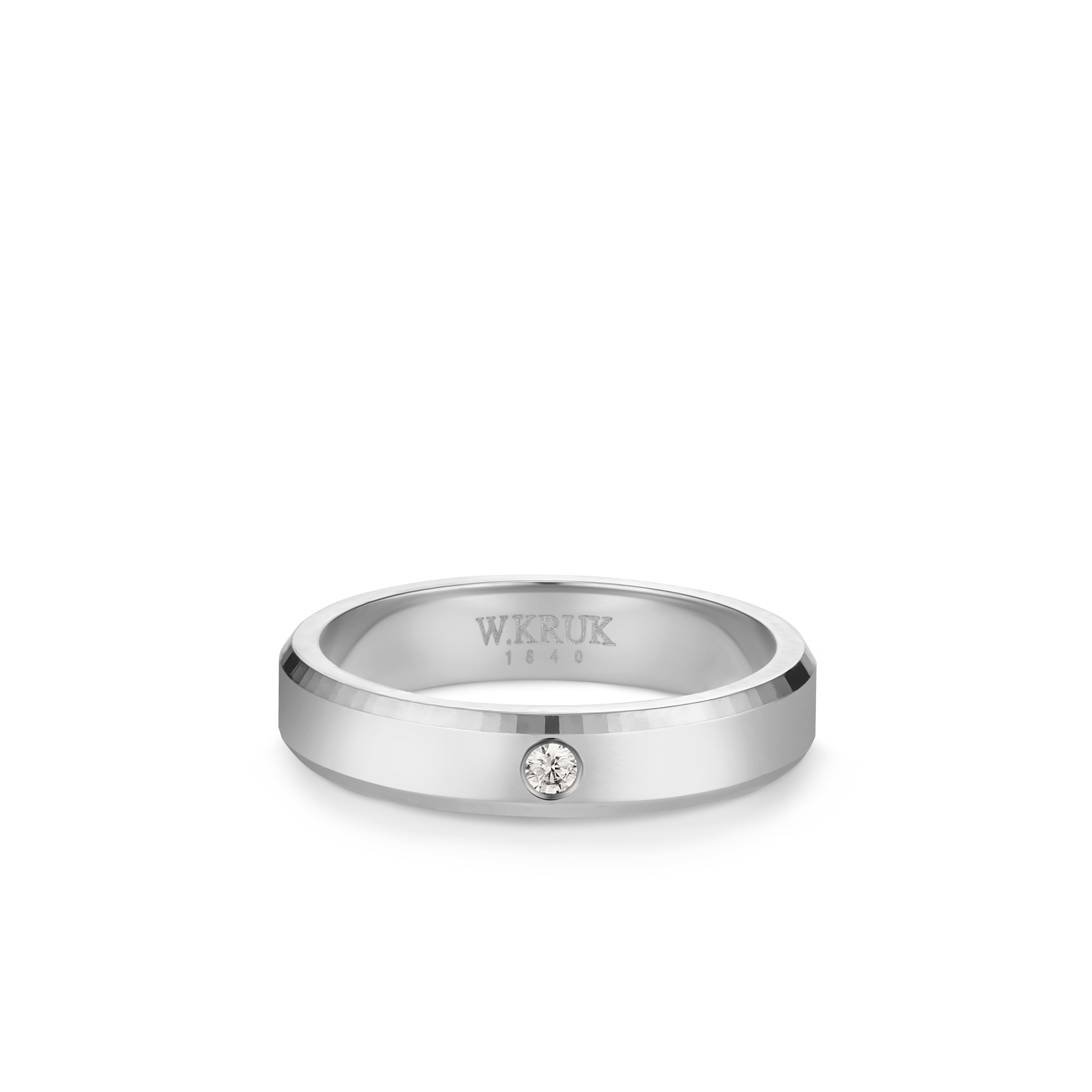 W.KRUK - Obrączka ślubna złota Magica damska