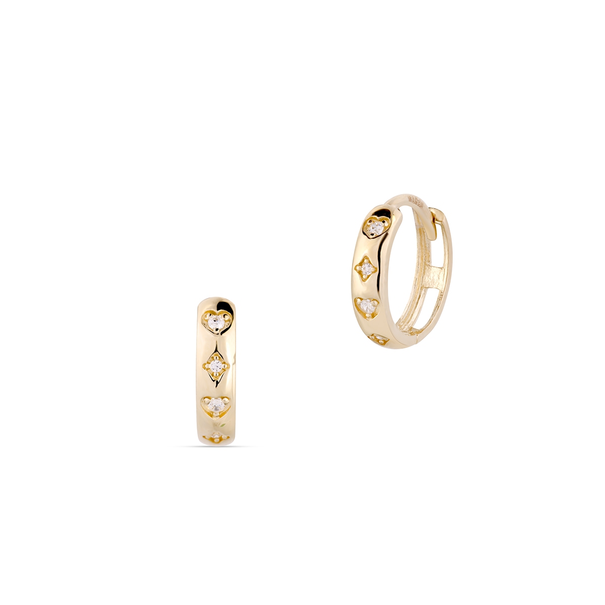 W.KRUK Kolczyki złote