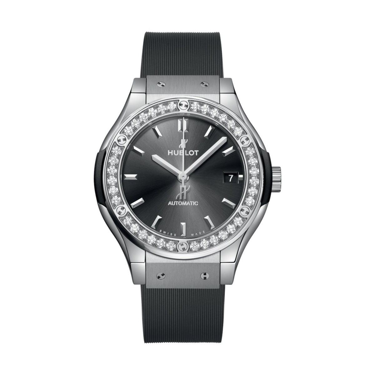 W.KRUK ZEGAREK HUBLOT CLASSIC FUSION RACING GREY TITANIUM DIAMONDS