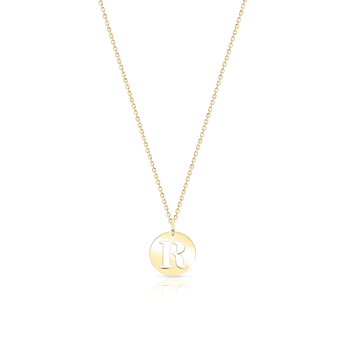 W.KRUK Wisiorek złoty literka R