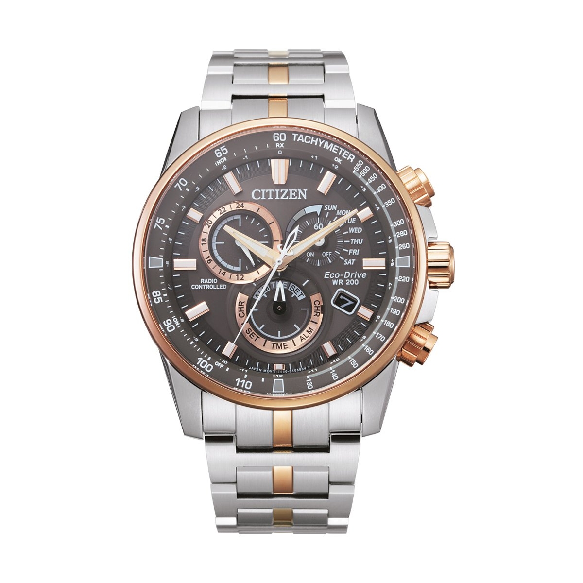 W.KRUK ZEGAREK CITIZEN RADIO CONTROLLED CHRONOGRAPH