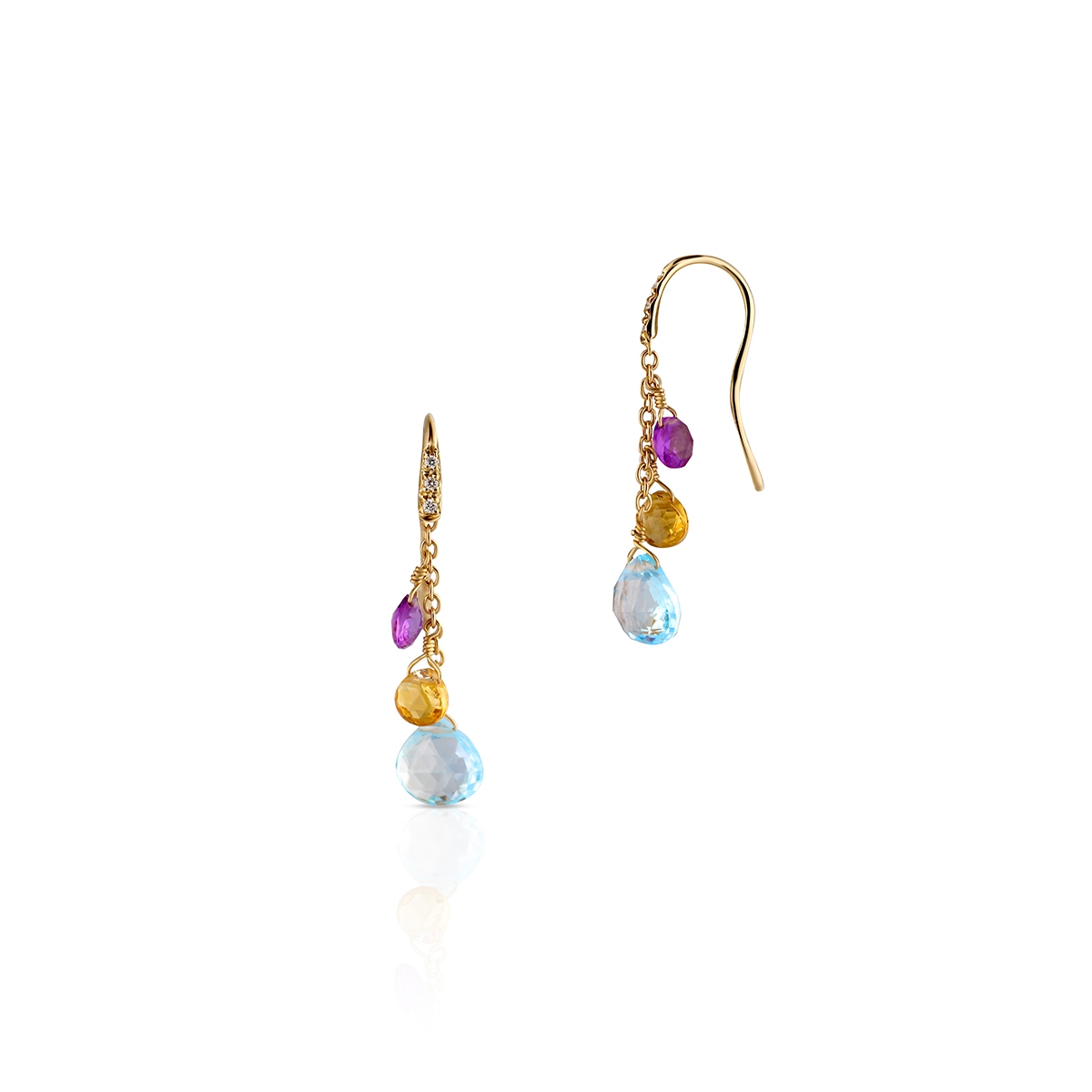 W.KRUK Kolczyki złote MARCO BICEGO