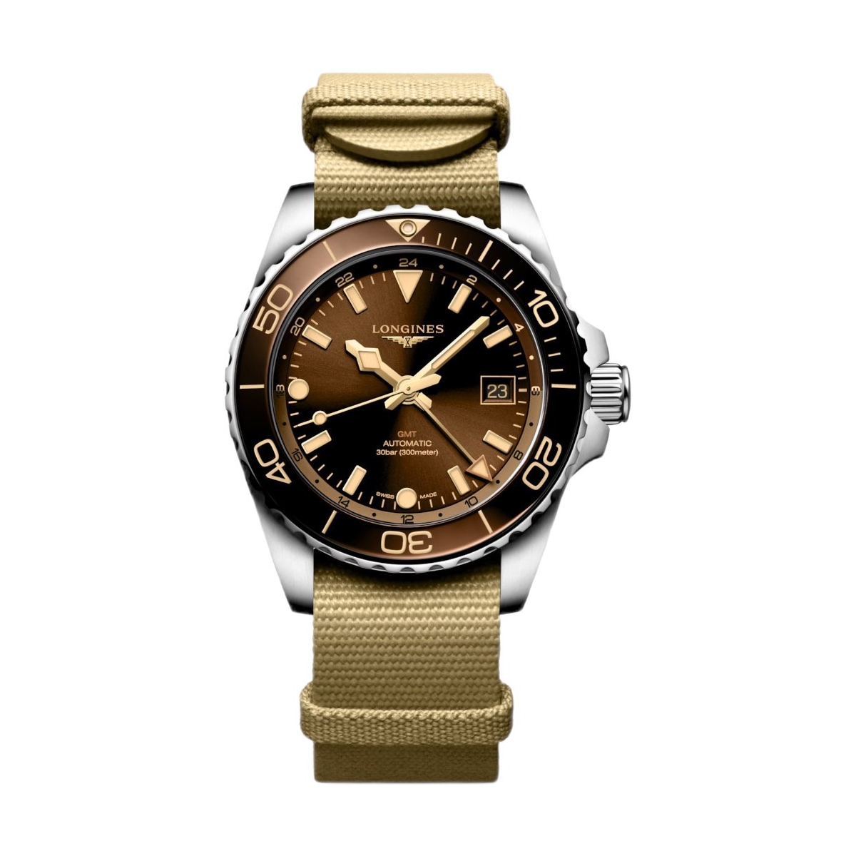 W.KRUK LONGINES HYDROCONQUEST GMT