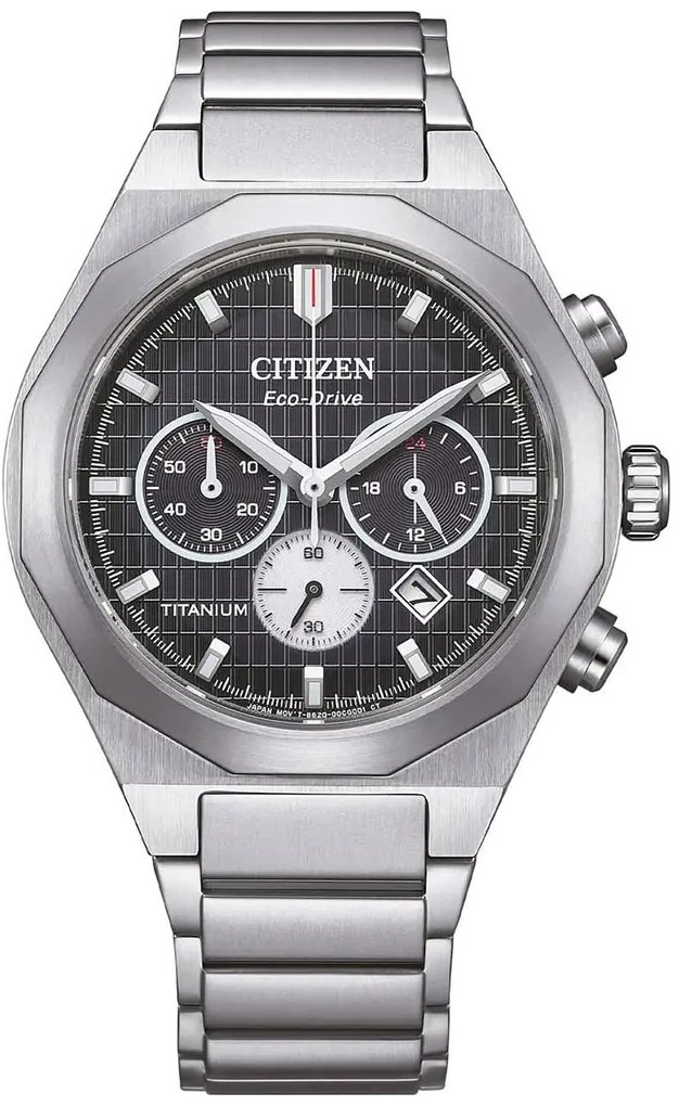 Zegarek Męski CITIZEN Super Titanium Chronograph Zenshin CA4690-51E