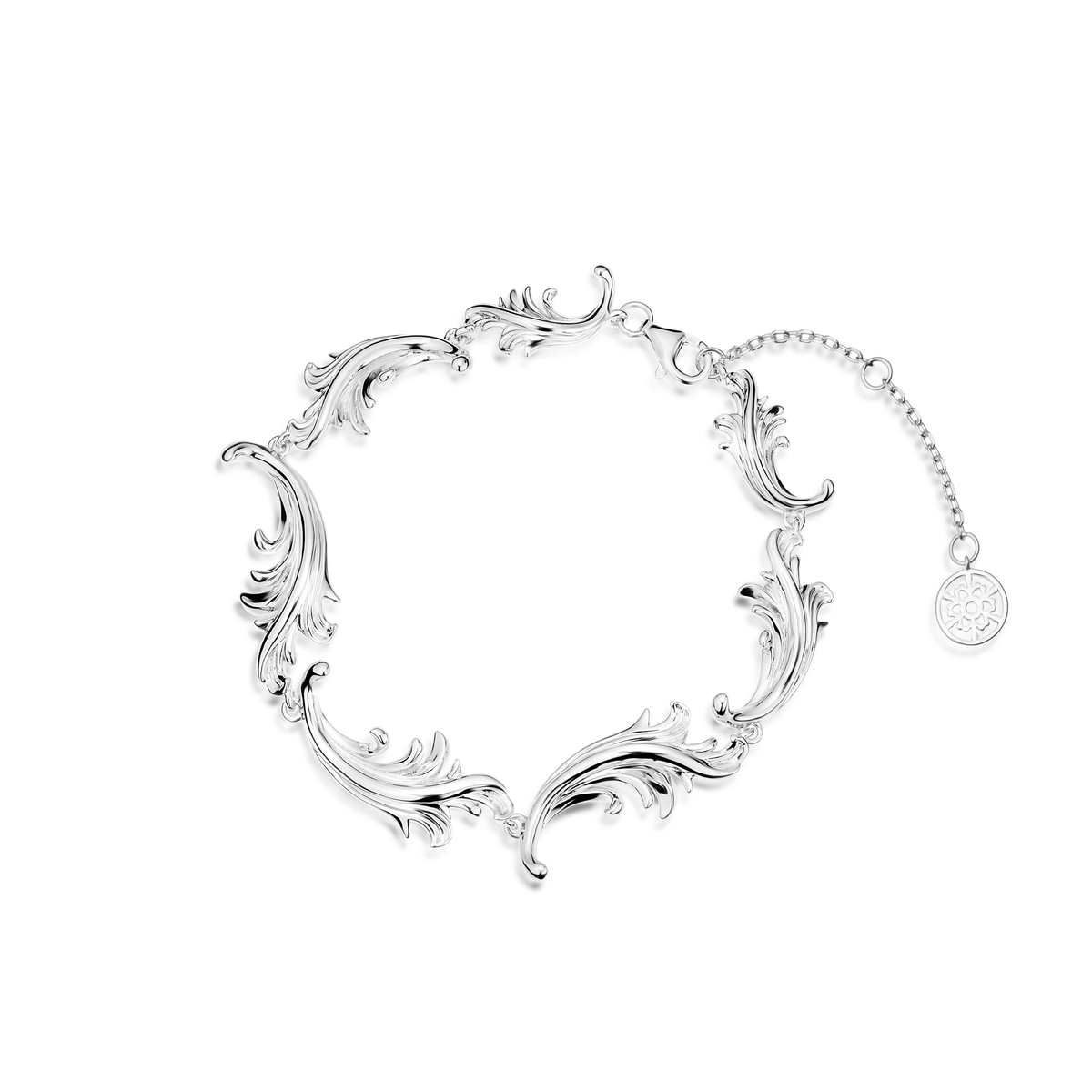 W.KRUK Bransoleta srebrna Baśniowa
