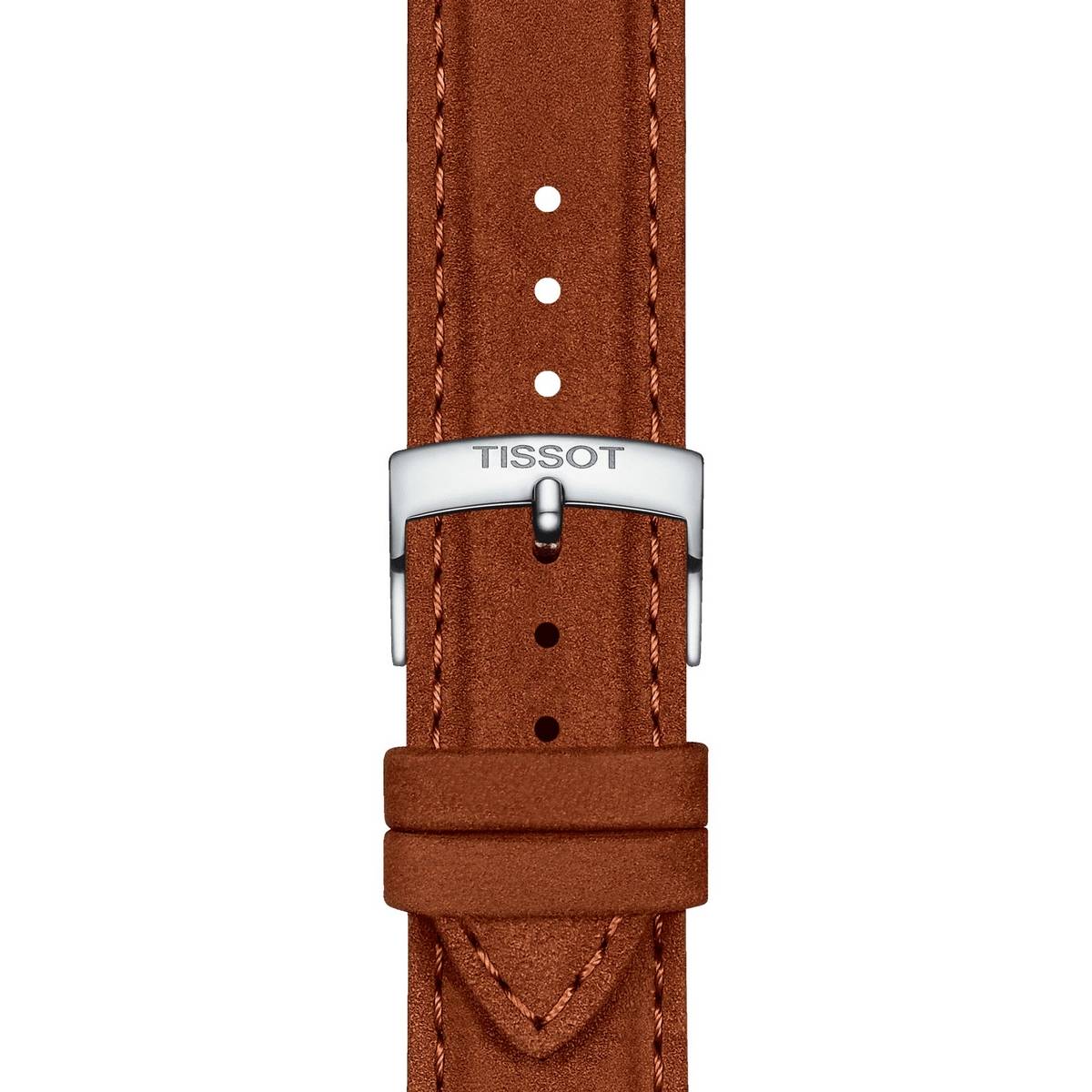 W.KRUK Tissot brązowy pasek skórzany 21 mm