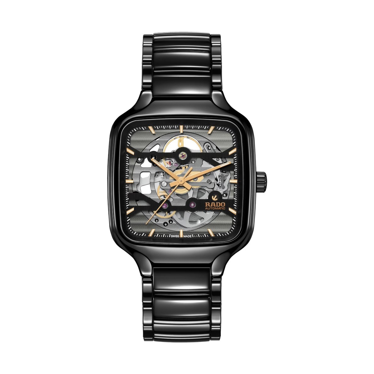 W.KRUK ZEGAREK RADO True Square Automatic Skeleton