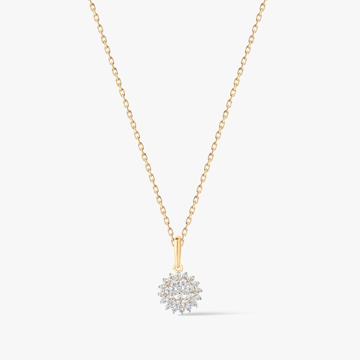 W.KRUK Wisiorek złoty z cyrkoniami