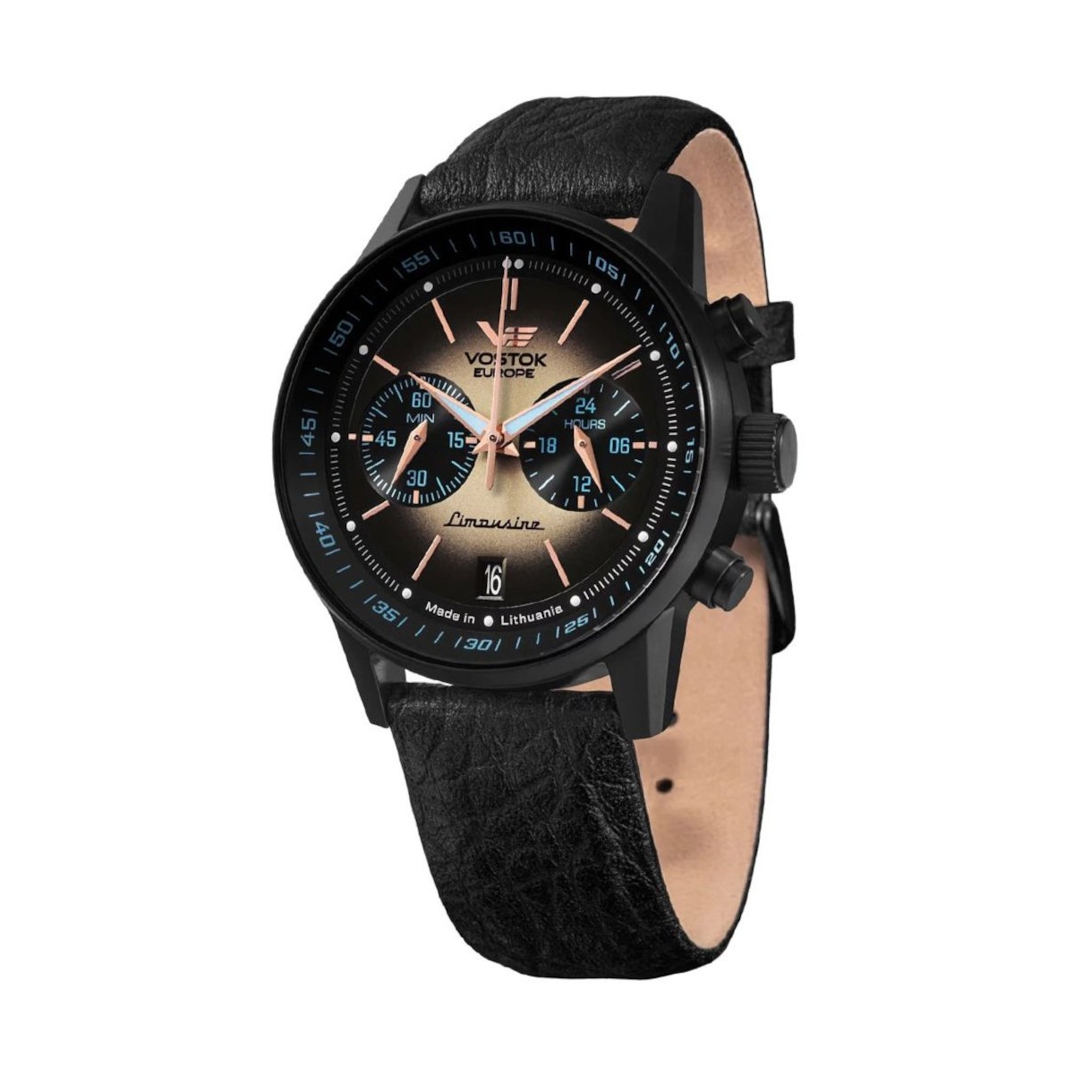 W.KRUK ZEGAREK VOSTOK EUROPE GAZ-14 LIMOUSINE CHRONO