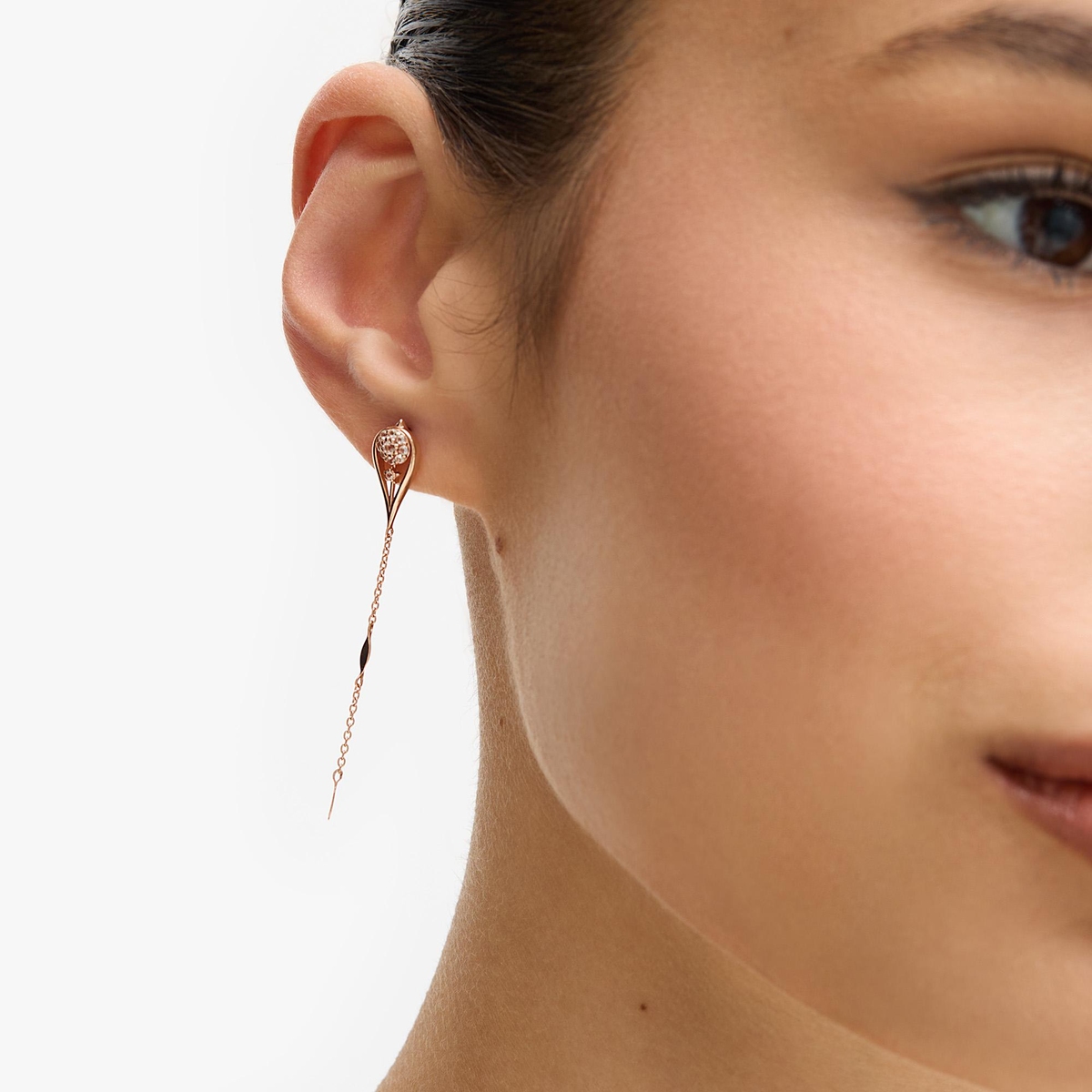 W.KRUK Kolczyki złote Follow